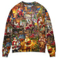 Santa Christmas Happy Holiday Season Of Joy – Sweater - Ugly Christmas Sweater