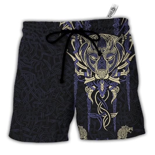 Viking Björn Norse Legends Life Style - Beach Short - Owls Matrix LTD