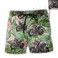 7 / Adults / S Motorcycle My Sweet Lover Custom Photo - Beach Short - Owls Matrix LTD
