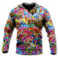 Hippie Psychedelic Mushroom Trippy Art - Hoodie