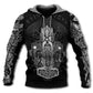 Viking Warrior Thunder God Myth Style - Hoodie