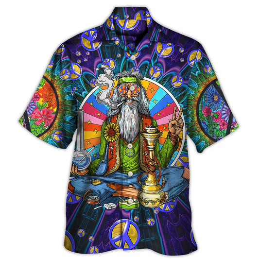 Hippie Peace Sign Vintage Humor – Hawaiian Shirt
