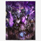 Skull Dragon Love Life Purple 50 x 60 Inch Flannel Blanket For Cozy Bedroom And Sofa Decor