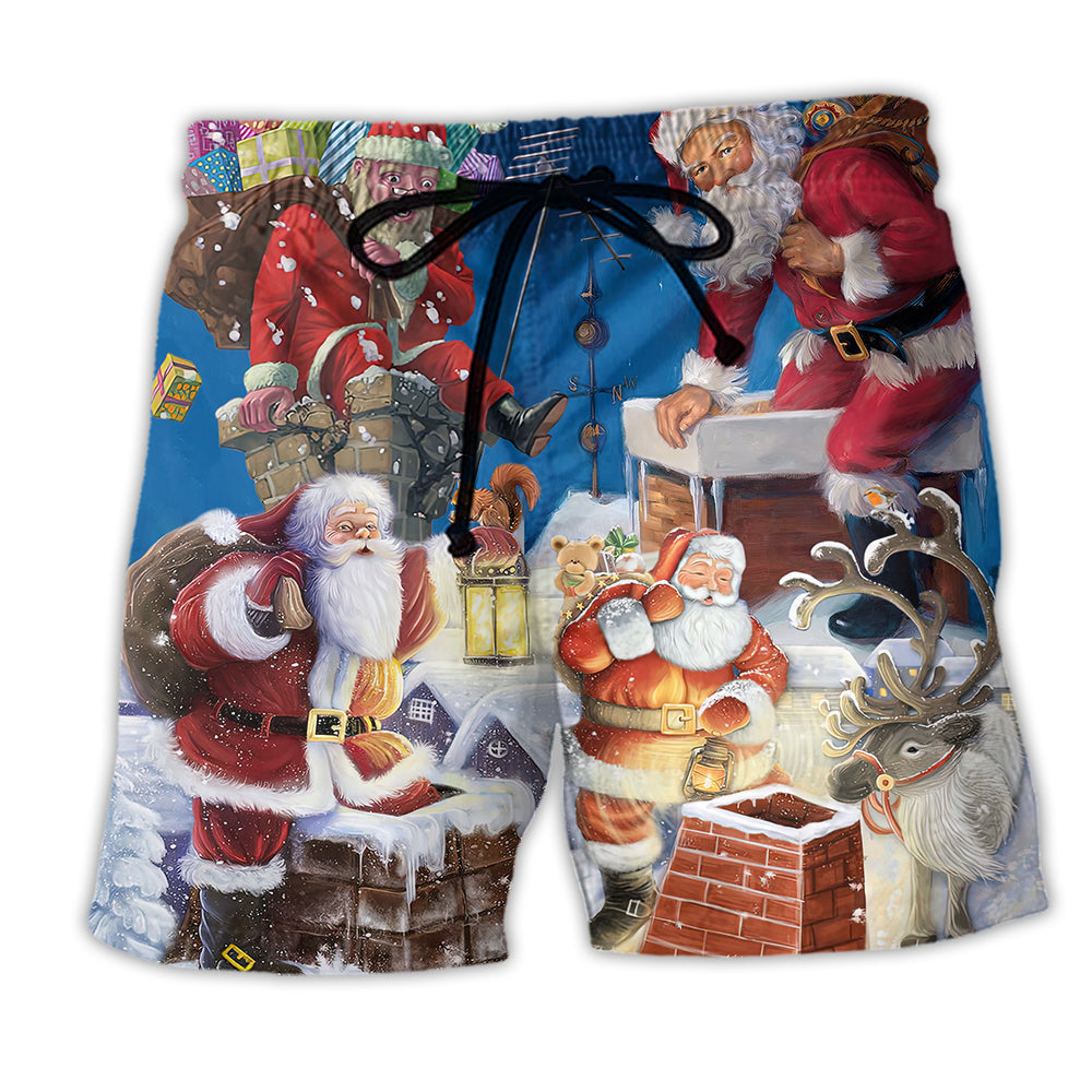 Santa Journey Christmas Adventure - Beach Short