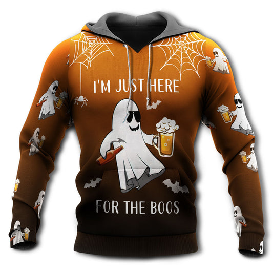 Halloween Boo Beer Art – 3D Hoodie