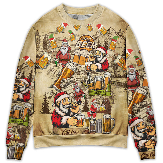 Christmas Merry Xmas Beer Lover – Sweater - Ugly Christmas Sweater