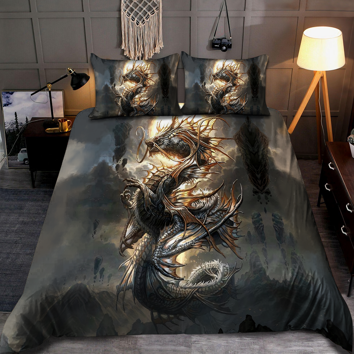 Dragon Fantasy Bedding Cover For Fantasy Bedroom Decor