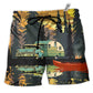 Beach Short / Adults / S Camping I'm Done Nursing - Beach Short - Owls Matrix LTD