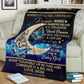 Diabetes Awareness Daughter Butterfly Flannel Blanket For Living Room And Bedroom Styling