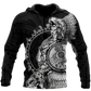 Mexican Aztec Warrior Art - 3D Hoodie