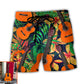 Classic Guitar / Adults / S Guitar Various Style Tropical Custom Photo - Beach Short - Owls Matrix LTD