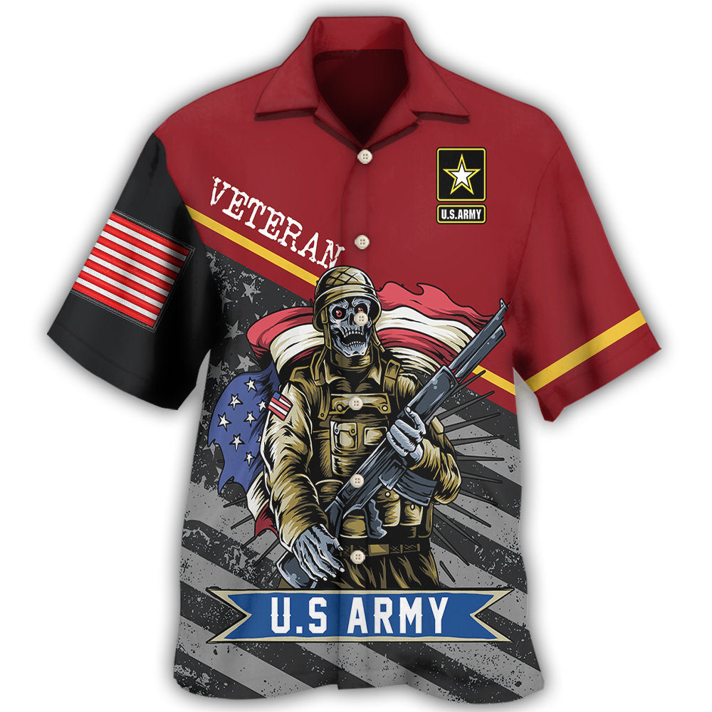 Grumpy Veteran Military Humor - Hawaiian Shirt