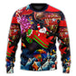 Christmas Spreading Love Santa Style – Sweater - Ugly Christmas Sweater