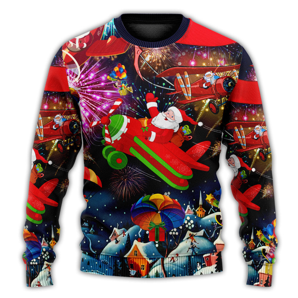 Christmas Spreading Love Santa Style – Sweater - Ugly Christmas Sweater