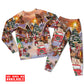 Women / S Christmas Santa Is Delivering Love - Pajamas Long Sleeve - Owls Matrix LTD