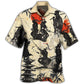 Samurai Mountain Sketch Art – Hawaiian Shirt