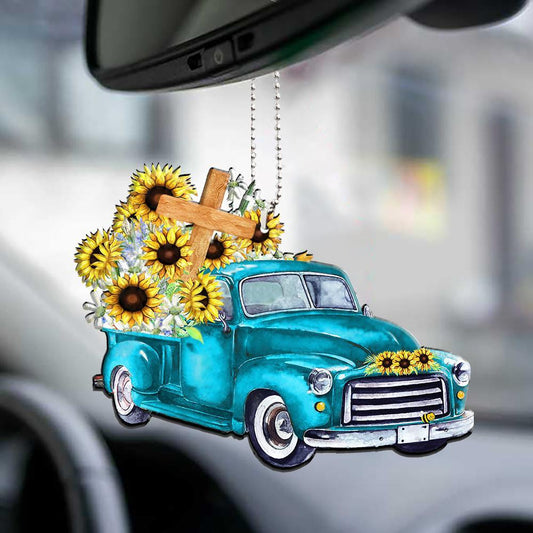 Sunflower Truck 20 Oz Tumbler For Travel Gifts