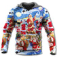 Christmas Santa Snowy Night Merry Xmas - Hoodie
