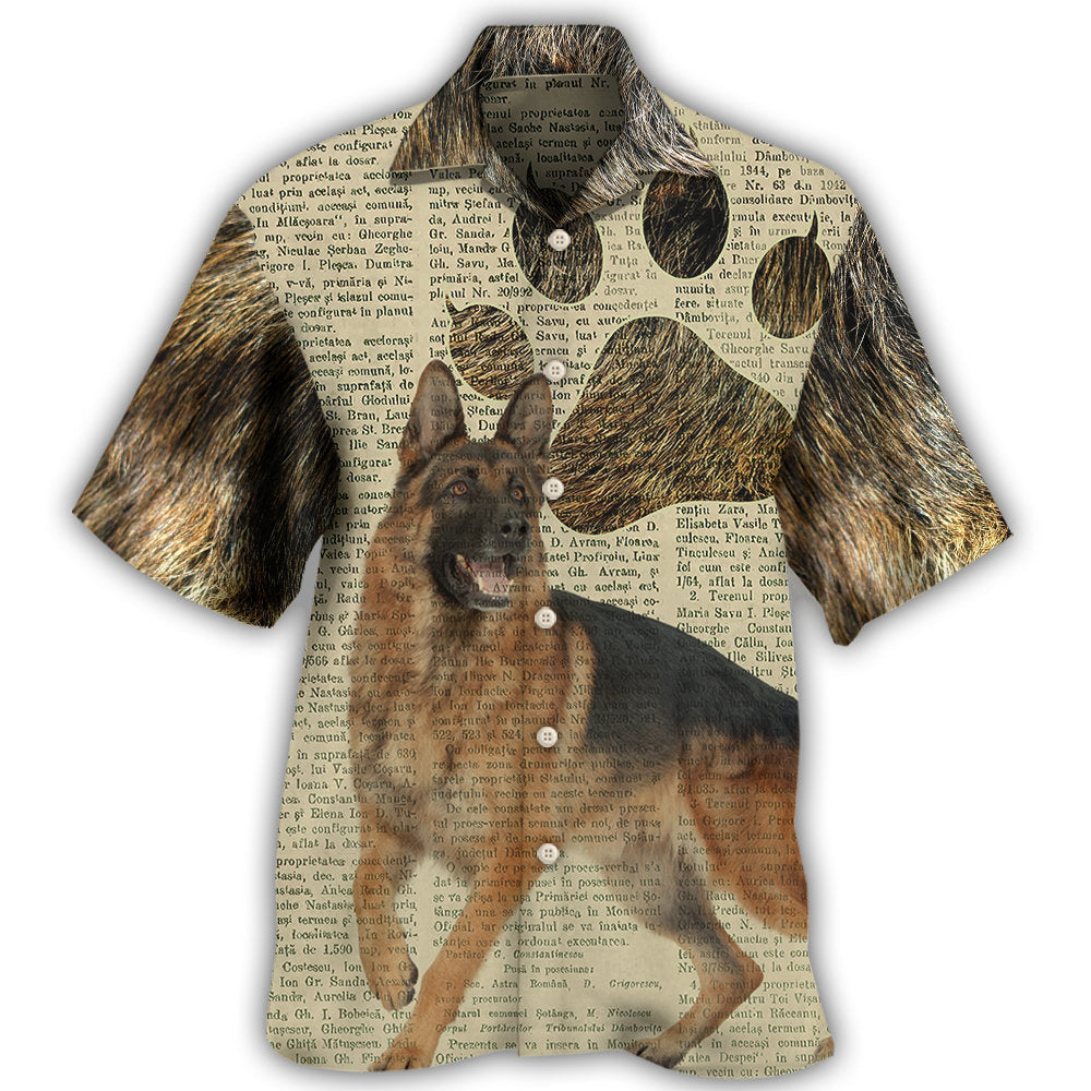 German Shepherd My Cool Dog Artistic Style - Hawaiian Shirt