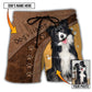 Border Collie / Adults / S Dog My Lovely Dog Custom Photo Personalized - Beach Short - Owls Matrix LTD