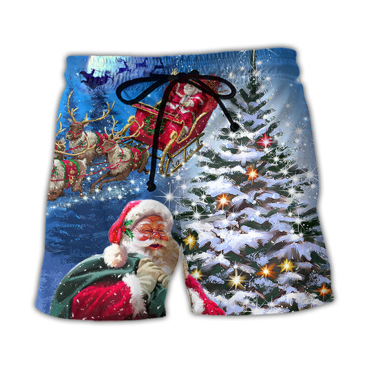 Santa Story Happy Christmas – Beach Short