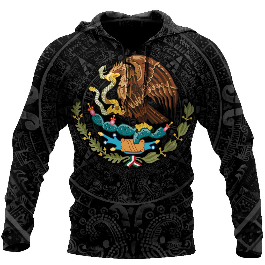 Mexican Warrior Eagle Collection Art - 3D Hoodie