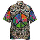 Hippie Peace Galaxy Cosmic Art – Hawaiian Shirt