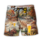 Beer And Hunting Autumn Scene – Beach Short