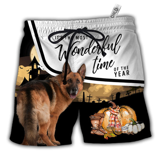1 / Adults / S German Shepherd My Cool Dog Various Style - Beach Short - Owls Matrix LTD