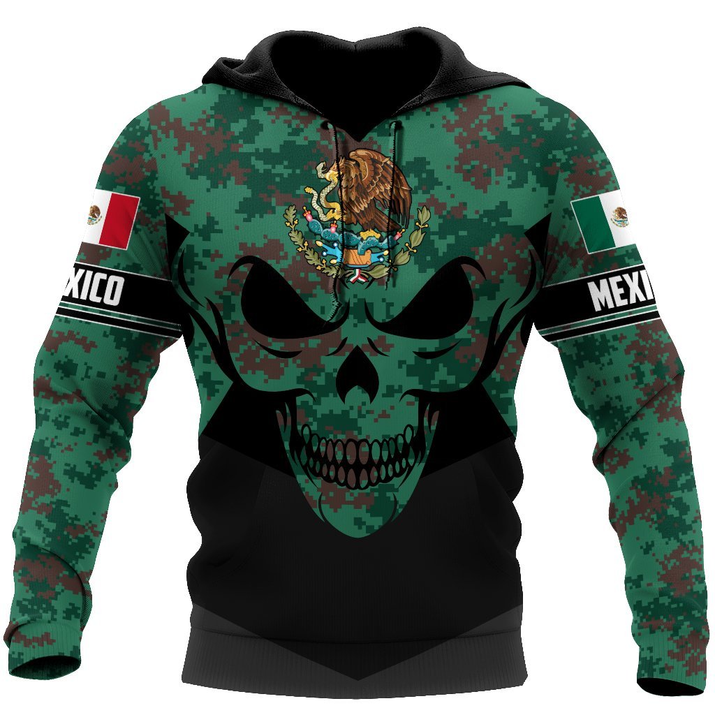 Mexican Army Coat Art - 3D Hoodie