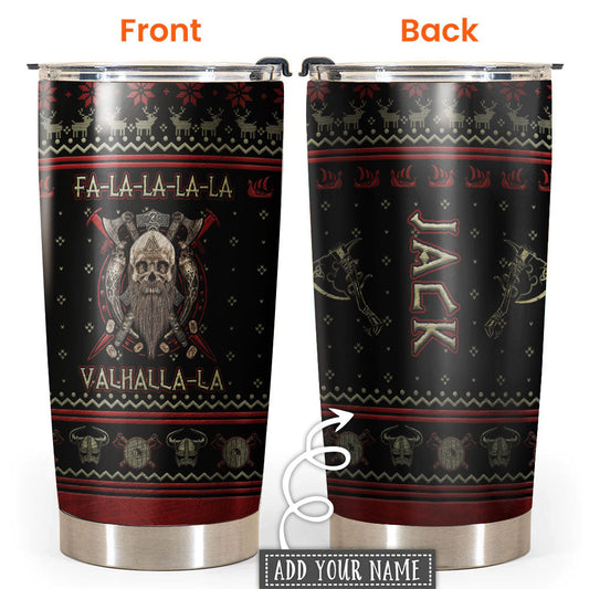 Viking Valhalla Black And Red Fa La 20 Oz Tumbler