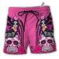 Beach Short / Adults / S Breast Cancer Awareness Fight Like A Girl Breast Cancer Awareness - Beach Short - Owls Matrix LTD