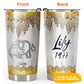 Elephant Mommy And Baby Jewelry Golden Personalized 20 Oz Tumbler