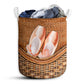 S: 17.72”x13.78” (45x35 cm) Ballet dance rattan teaxture - Laundry basket - Owls Matrix LTD