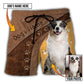 Australian Shepherd / Adults / S Dog My Lovely Dog Custom Photo Personalized - Beach Short - Owls Matrix LTD
