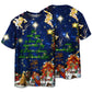 T-shirt / S Christmas Christ The Lord - Pajamas Short Sleeve - Owls Matrix LTD