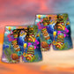 Tiki Aloha Tiki Happy Tropical Flower - Beach Short - Owls Matrix LTD