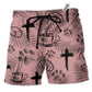 Beach Short / Adults / S Coffee Jesus Coffee Dog Health - Beach Short - Owls Matrix LTD