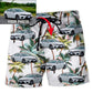 2 / Adults / S Car Various Style Custom Photo - Beach Short - Owls Matrix LTD