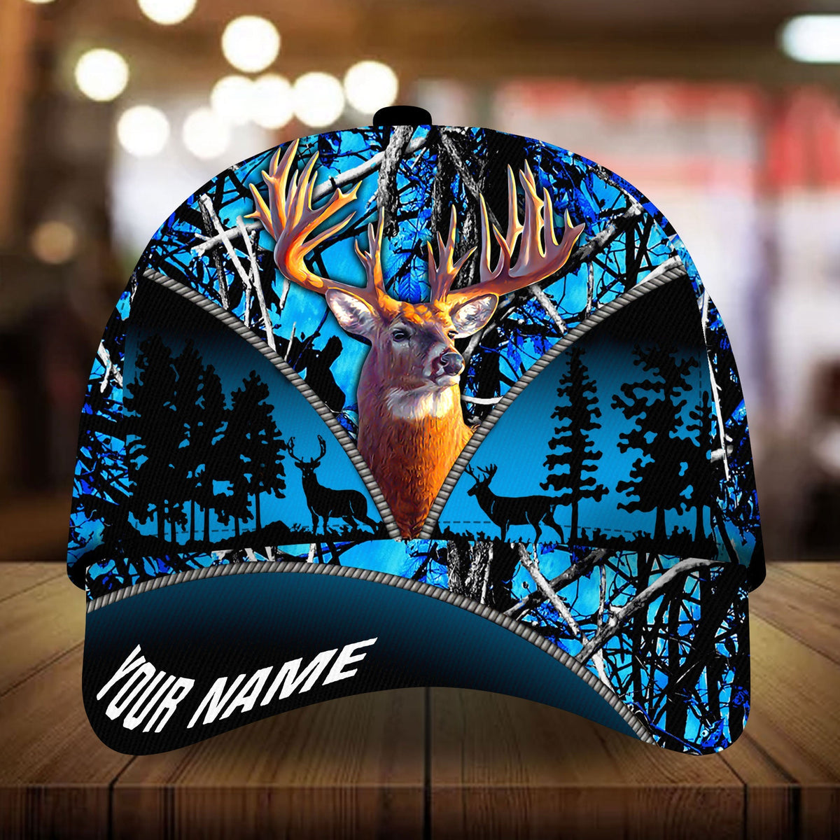 Premium Cool Deer Hunting Art V2 Personalized – Classic Cap