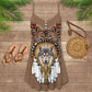 Amazing Native Wolf Vibes – Women's Summer Sleeveless V-Neck Camisole Dress