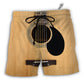 Beach Short / Adults / S Guitar I Pet Dog I Play Guitar I Know Things - Beach Short - Owls Matrix LTD