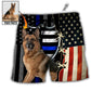 Police / Adults / S German Shepherd Dog Various Style Custom Photo Personalized - Beach Short - Owls Matrix LTD