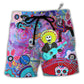 Beach Short / Adults / S Guitar Day Of The Dead Sugar Skull - Beach Short - Owls Matrix LTD