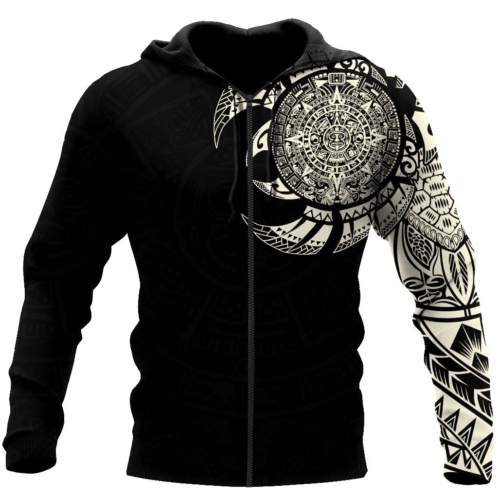 Aztec Mayan Tattoo Art - 3D Hoodie