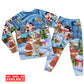 Women / S Christmas Santa And Snowman Best Friends - Pajamas Long Sleeve - Owls Matrix LTD