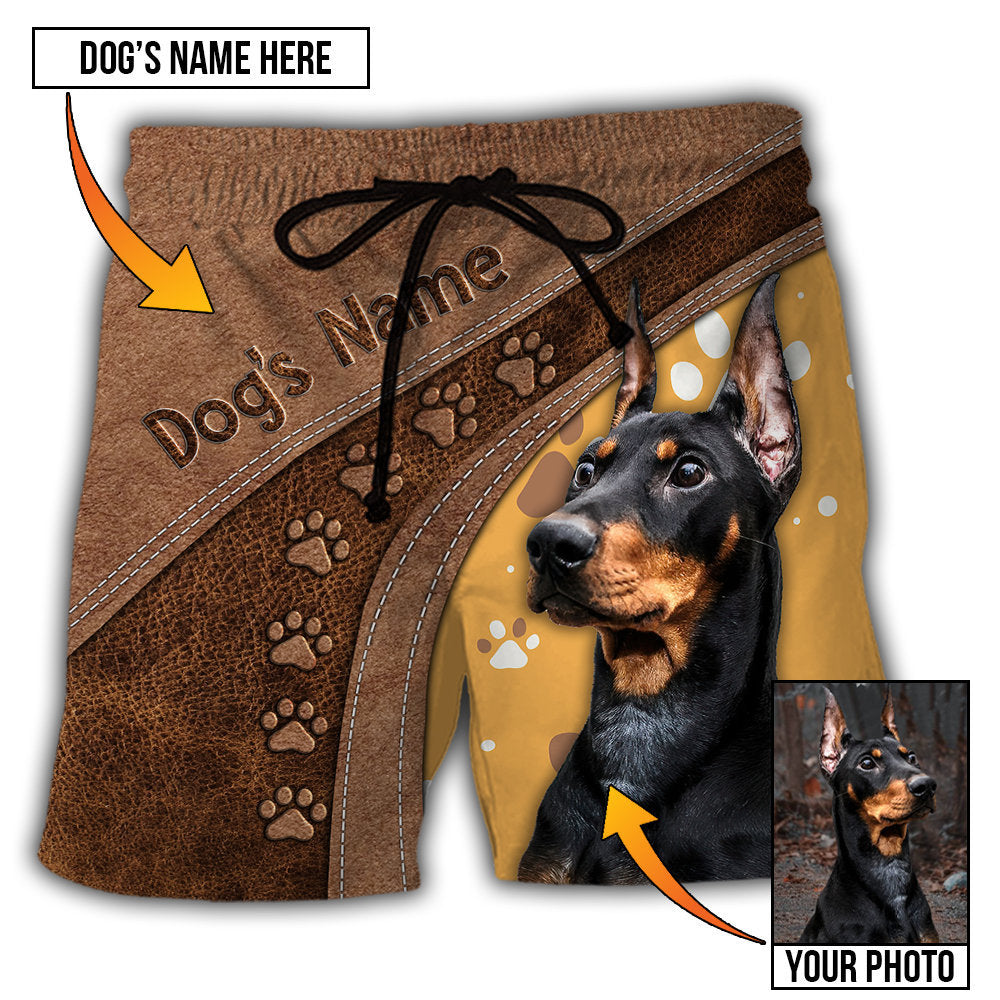 Dog My Sweet Friend Custom Photo – Beach Short
