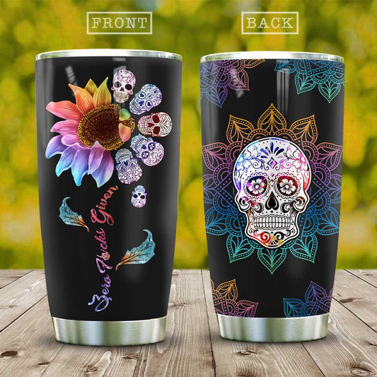 Skull 20 Oz Tumbler For Coffee And Tea Gifts