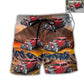 5 / Adults / S Hot Rod Various Style Custom Photo - Beach Short - Owls Matrix LTD