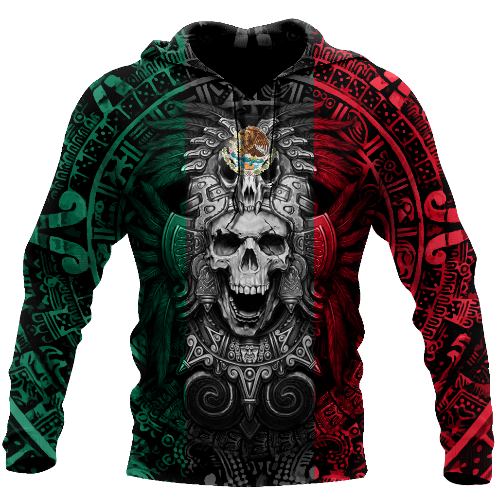 Aztec Warrior Classic Art - 3D Hoodie